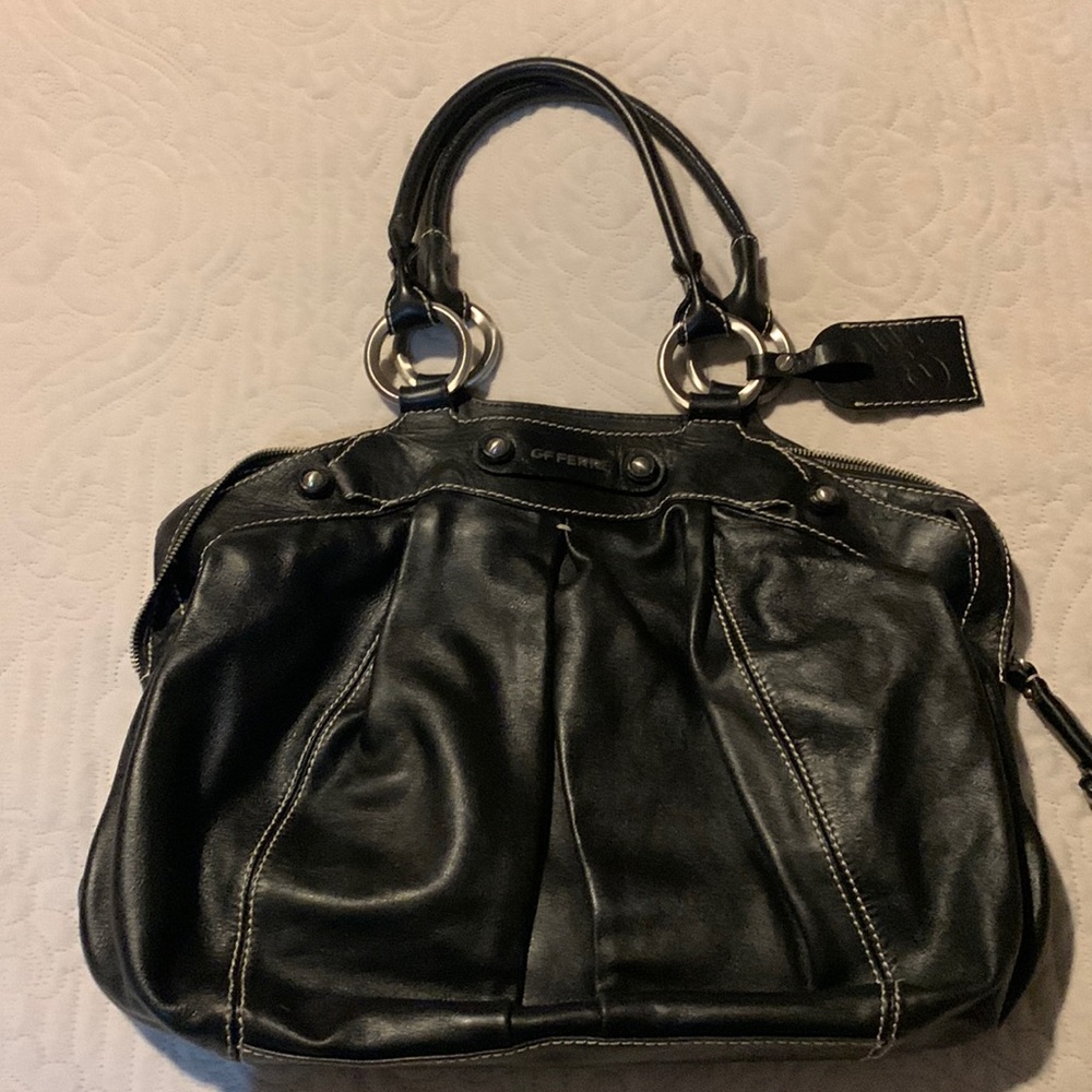 Ferre all leather handbag. Mint condition